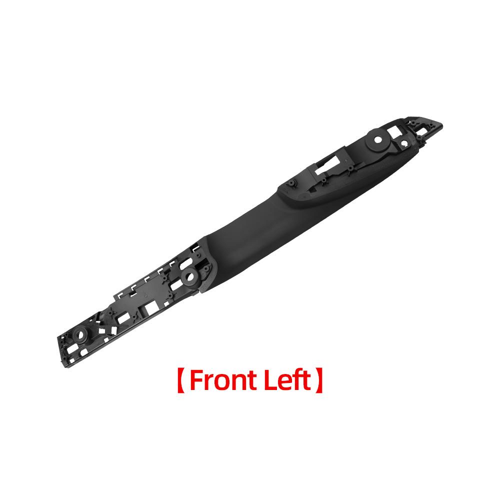 Front Door Interior Inner Handle Pull Carrier Black for BMW 7 Series F01 F02