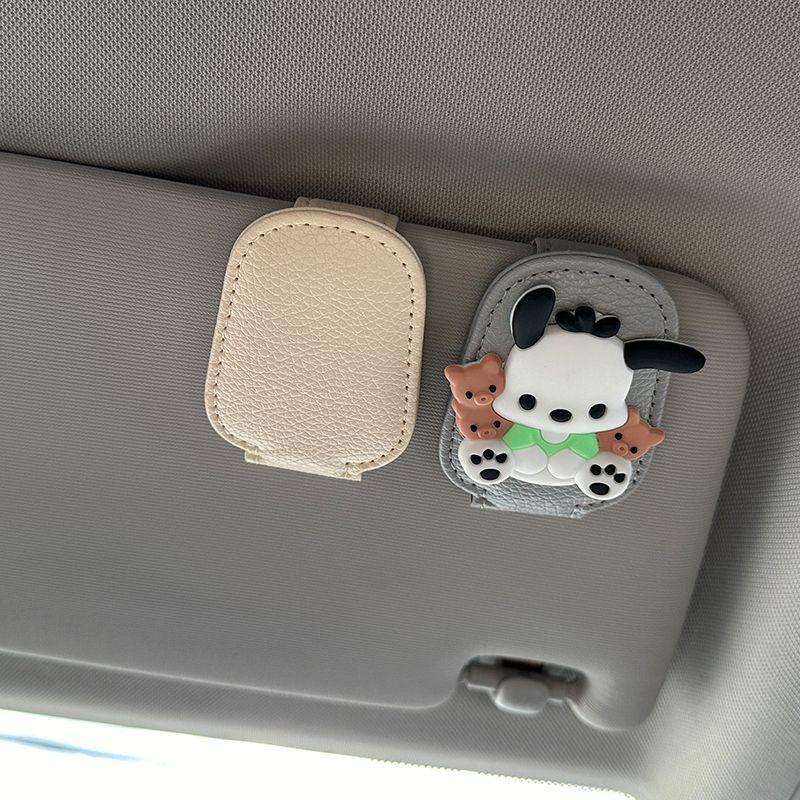 Multi-functional Car Sun Visor Sunglasses Holder Clip