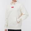 PUMA Men's White Knitted Hooded Warm Sports Sweatshirt