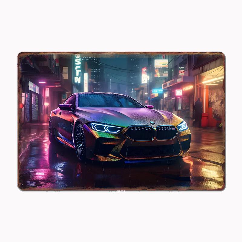 Serie M5 E60 G90 CS F10 F90 Auto da Corsa Leggendario Pilota Segno Metallico Retro Poster Garage Stanza Interna Decorazione Club Latta Decorazione Mur