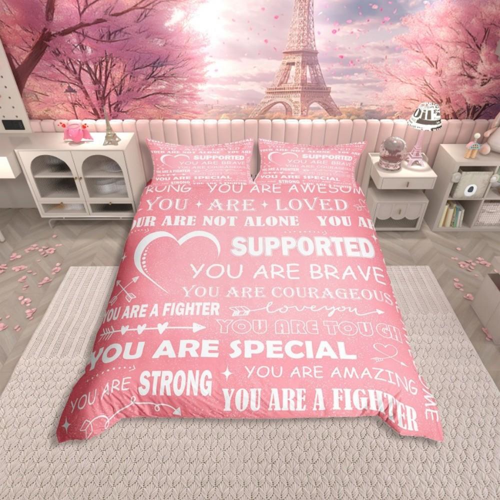 Comforter Homewish Red Sequin Print For Teensromantic Anniversary Paris Bedding Seteiffel Tower Reversible Bed Set