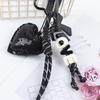 Key Ring Love Pendant Bag Accessories Braided Rope Pendant Love Keychain  Car Key Pendant