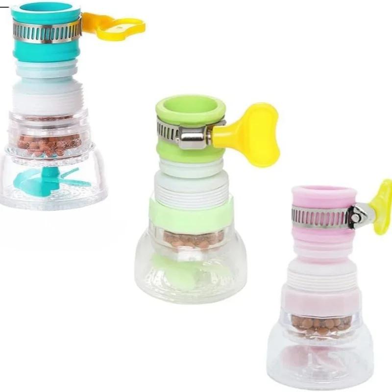 Hot Retractable Faucet Extender Filter Adapter Anti-Splash Filter Transparent Faucet Filter Nozzle with Water Purification New