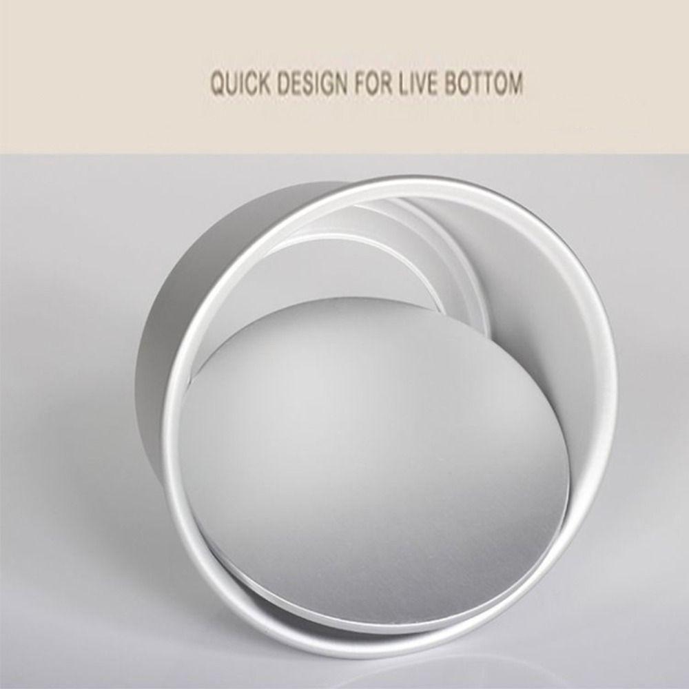 Round Pudding Mold Removable Bottom Baking Mould Deep Cake Tin Bakeware