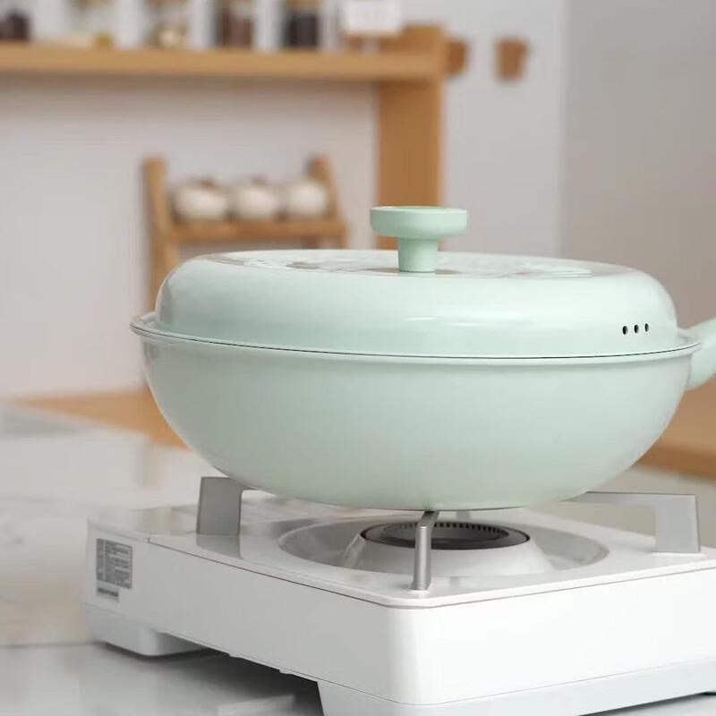 COOKER KING 30cm Non-stick Flat-Bottom Wok