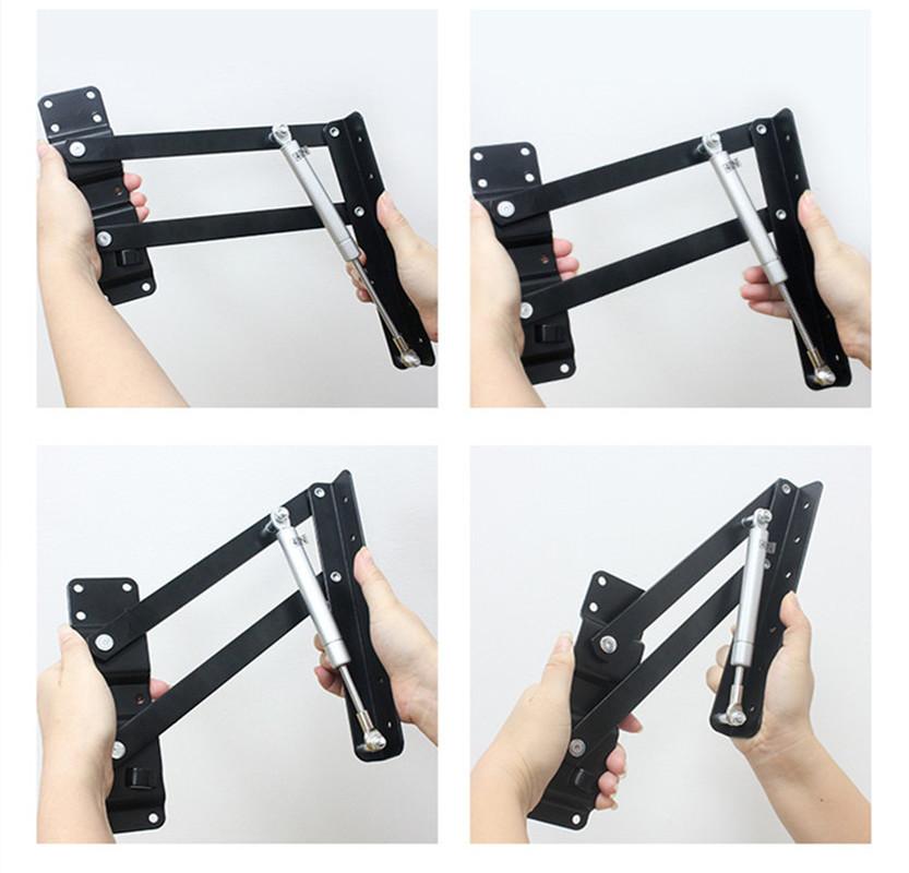 1 Pair New Coffee Table Lifting Frame Folding Lift Up Top Mechanism hydraulic Buffer Hinge Hardware Set bear more 50Kg