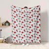 1Pc Christmas Ornaments Pattern Blanket Soft And Comfortable Casual Warm Camping Travel Christmas Halloween Gift M91714