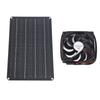 Solar Panel Fan Kit 15W 12V Exhaust Fan with 4.9ft Cable Window Vent Fan for Small Green House Coops Sheds Pet Houses