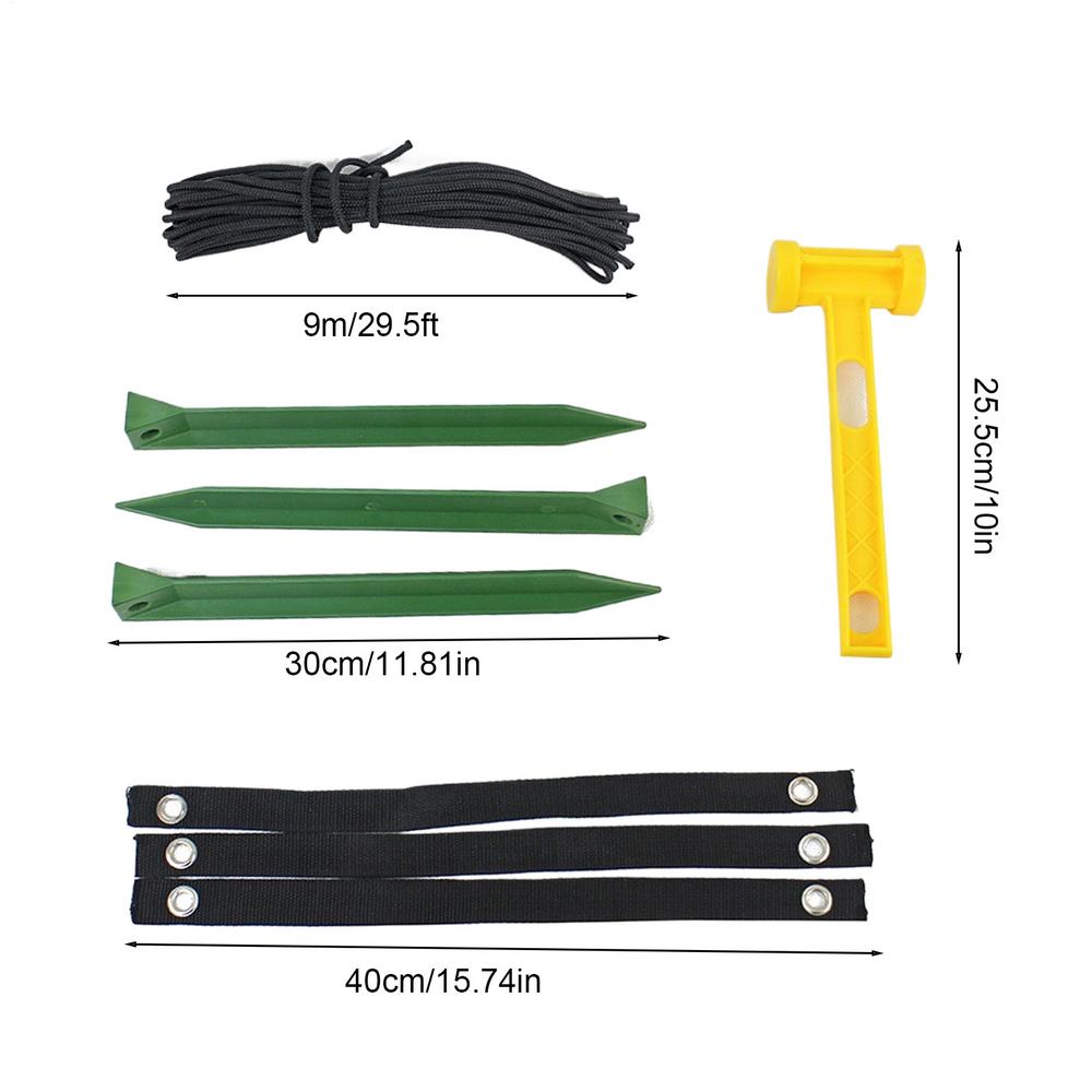 

Tree Stakes Weather-Resistant Heavy-Duty Staking Tree Stakes And Supports For Leaning Trees For Against Bad Weather Wind