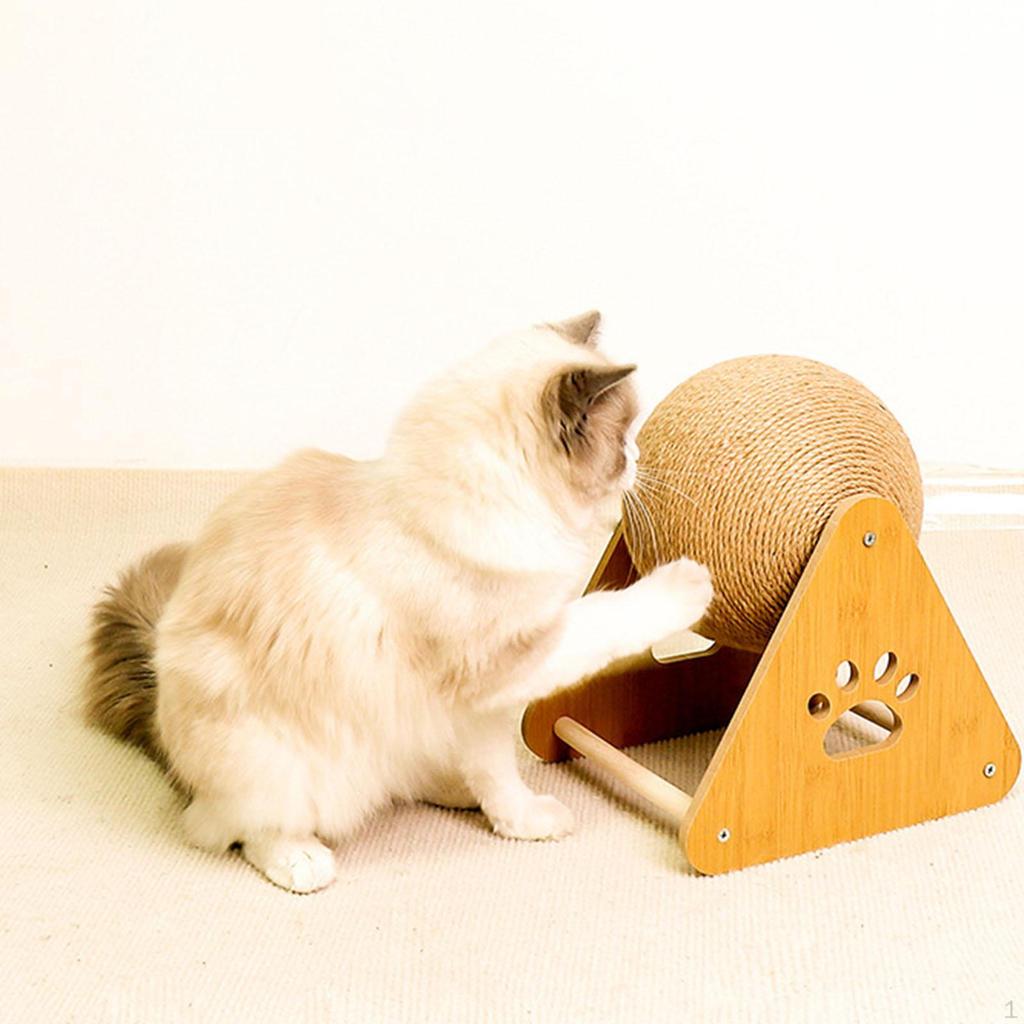 Cat Scratcher Toy Exercise Rotatable Protect Sofa Floor Wear Resistant Pet Supplies