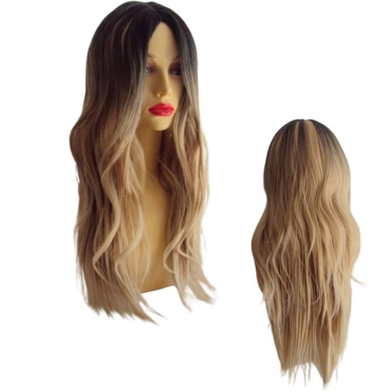 Luxurious Fashion Cosplay Hair Wig For Women With Long Straight And Curly Styles