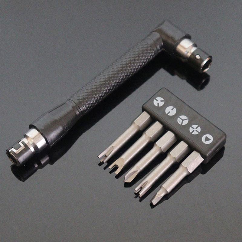 5Pcs Special-shaped Screwdriver Set U-shaped Y Shape Triangle Inner Cross New Three Points Screwdriver Bit Tool 6.35mm