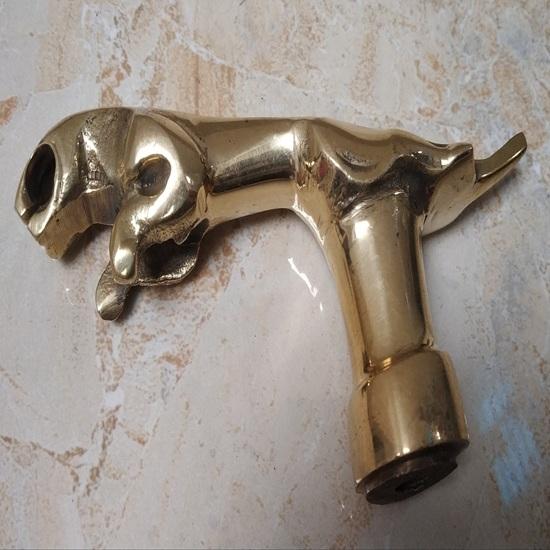 Set von 5 Gehstockgriffen für Holzstöcke Messingstockgriff Ersatzstockgriff Nur Griff Geschenk Hochzeit, Thanksgiving, Chinesisches Neujahr, Weihnachten