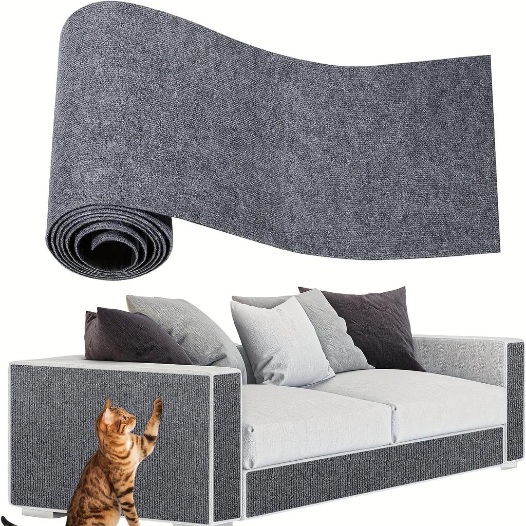 Furniture Protector for Cats That Can Be Trimmed Featuring a Self-Adhesive Scratching Mat To Safeguard Couches Doors, And Cat Tree Shelves from Claws