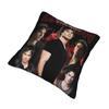 Damon Salvatore Pillowcase Polyester Cushion Cover Gift The Vampire Diaries Pillow Case Cover Home Square 45X45Cm