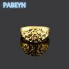 Luxury 24K Gold Ring Gold Plated Gypsophila Ring Glamour Party Engagement Wedding Jewelry Gift
