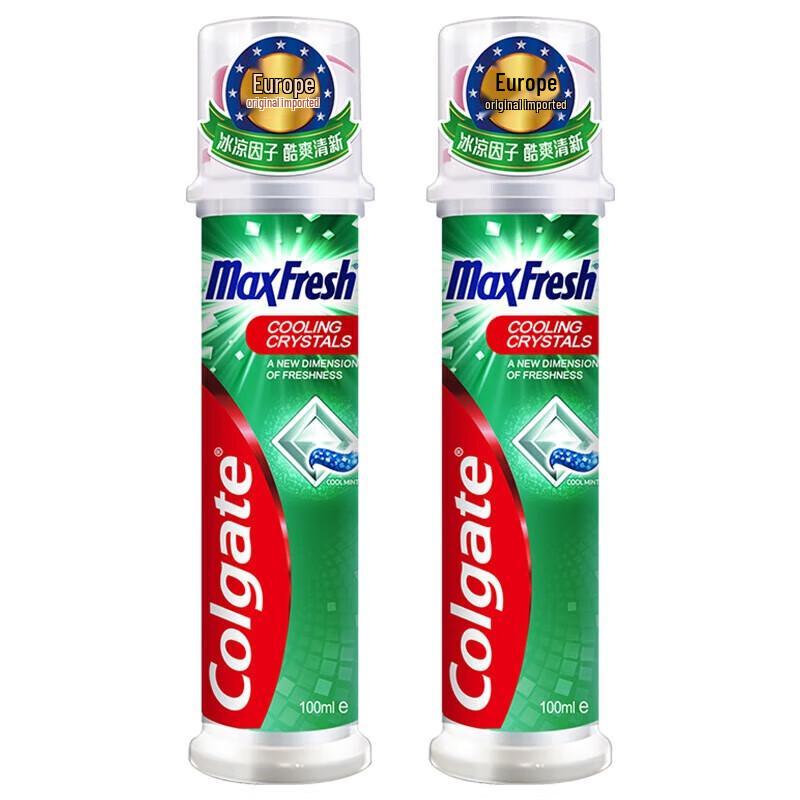 Colgate Cool & Refreshing Whitening Fluoride Pump Toothpaste