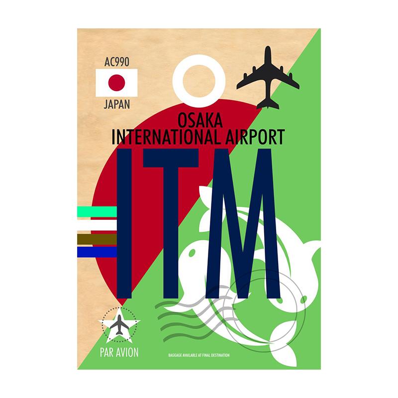 

Японский аэропорт Плакат Простой стиль Настенная живопись Холст Картина Печать для любителей путешествий Подарки Гостиная Домашний декор Картины Cuadros 21x30cm No Framed