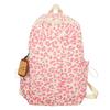 Women's backpack Leopard print backpack Large capacity backpack Cow print backpack High value backpack Fashion casual backpack