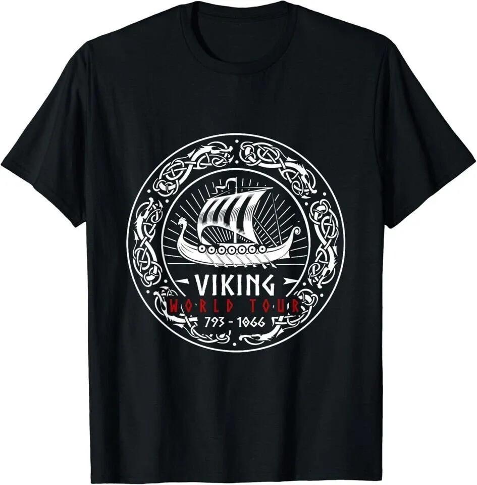 Viking World Tour Gift Black Unisex T-Shirt, Gift For Fan Unisex T-Shirt