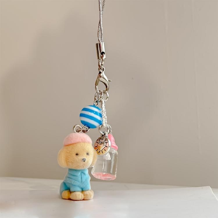 Playful Dog Phone Lanyard Fashionable and Practical Bag Charm Phone Pendant for Adding Character to Your Accessories