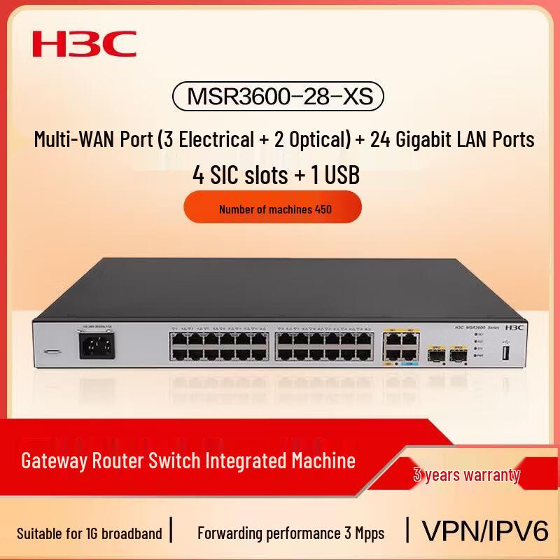 H3C MSR Series Enterprise Multi-Service Routers