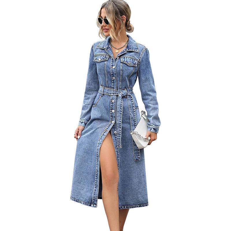 Women's Autumn/Winter Korean Style Long Sleeve Waist-cinching Dress