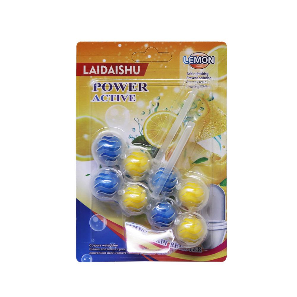 8 ks Modrých bublinkových závěsek na čištění a deodorizaci toaletní mísy