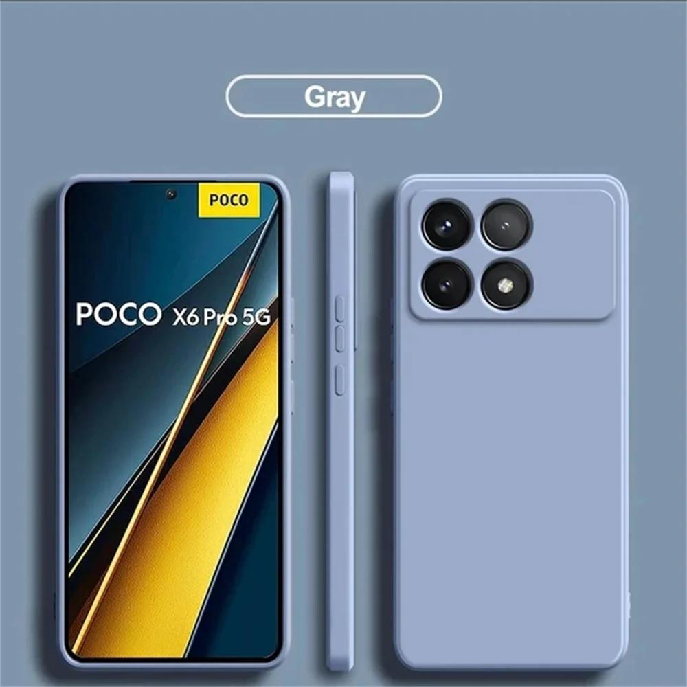 Camera Protector Soft Case For Xiaomi Poco X6 Pro 5G Phone Cases For Xiaomi Poco X6 Pro Poco X6 Pro 5G Shockproof Matte Cover