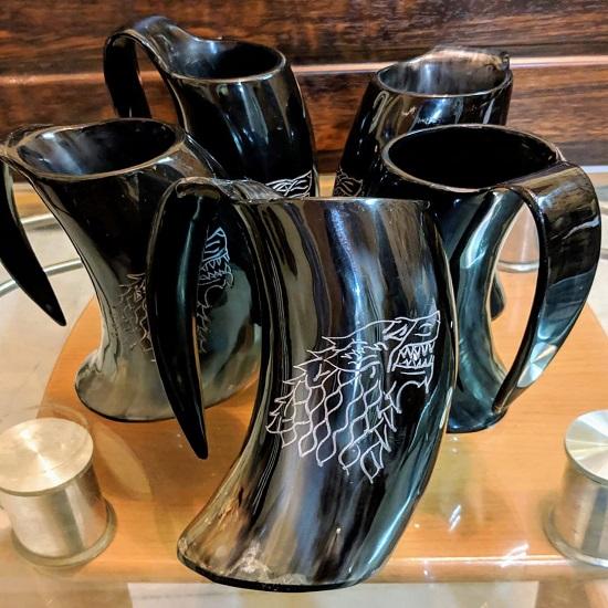 

Кружка-рог викинга для пива, Кружка для вина ручной работы, Набор из 5 барных кружек, Подарок шаферу, Рог буйвола, Кружки ручной работы, Подарок мужу, Подарок на День святого Валентина