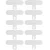 1-10PCS Sturdy TPU Cellphone Lanyard Gasket Pads Universal Flexible Phone Replacement Part Hanging Strap Patches Cord Clip