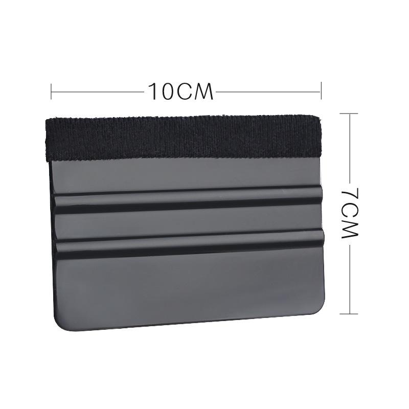 Anti-Scratch Car Film Scraper & Installation Tool with Cloth Sticker