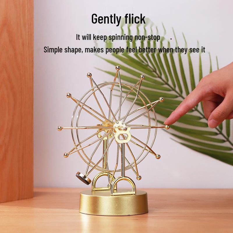 Rotating Ferris Wheel Light Luxury Home Decor for Living Room, Wine Cabinet, or Bedroom