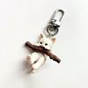 Cartoon Cat Dog Keychain Pendant Hangings Decoration Bag Backpack Bag Charm