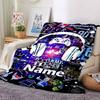 Custom Name Game Controller Theme Printed Blanket - Perfect for Couch, Bed, Travel & Outdoor Use | Machine Washable, Cozy & Durable.