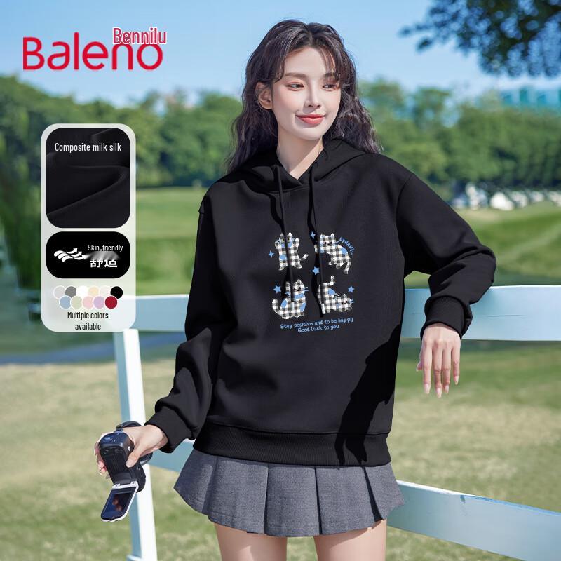 Baleno Women's Autumn Casual Hooded Sweatshirt