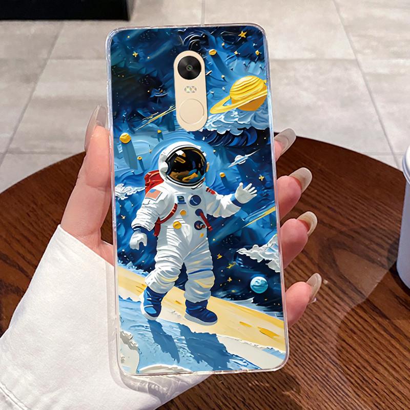 Casing For Xiaomi Redmi Note 4 Note 4x Capa Coque Clear Silicone Jelly Soft TPU Back Cover Cute Rabbit Cat Dinasaur Phone Case