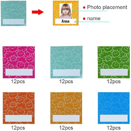 Attendance Pocket Chart with 72 Cards,Pocket Chart for Classroom…