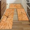 Rustic Wood Grain Area Rug, Soft Non-Slip Machine Washable Floor Mat for Game Room Laundry Room Kitchen Home Decor