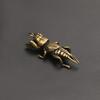 Brass Hermit Crab Sea Animal Statues Desktop Ornaments Handmade Bronze Ware Handicrafts Tea Pet