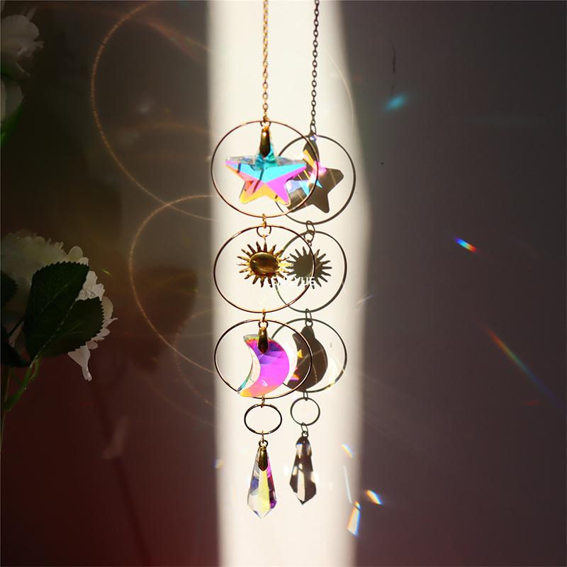 Hot Sale New Product Wedding Home Decoration Window Hanging Sparkle Crystal Pendant