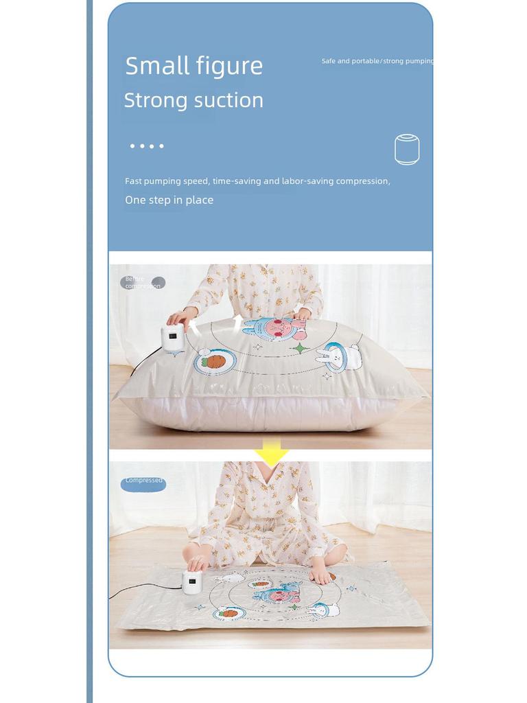 Jiajiale High-Power Electric Vacuum Pump & Storage Compression Bag Set