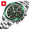 OLEVS Exklusive Uhr Herren Multifunktional Datum Wasserdicht Edelstahl Luxus Quarz Uhr für Herren