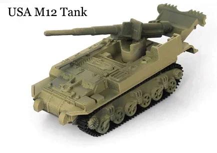 1/72 Plastic Assembled Tank Model Kit WWII Military Model Puzzles 24 Styles Tanks Sand Table Tanks Toys for Boys