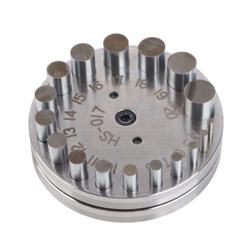 Circle Round Disc Cutter Set Professional Steel Jewelry Making Metal Forming Pendant Punch Tool