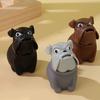 Bulldog Squeeze Toy TPR Slow Rebound Stress Relief Stretch Animal Squishes Sensory Fidget Pinch Toy Kids Adults Christmas Gift