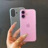 Half Pack Case For iPhone 16 15 14 13 12 11 Pro Max Plus Mini Half-Wrapped Translunt Matte Back Cover Shockproof Frosted Shell