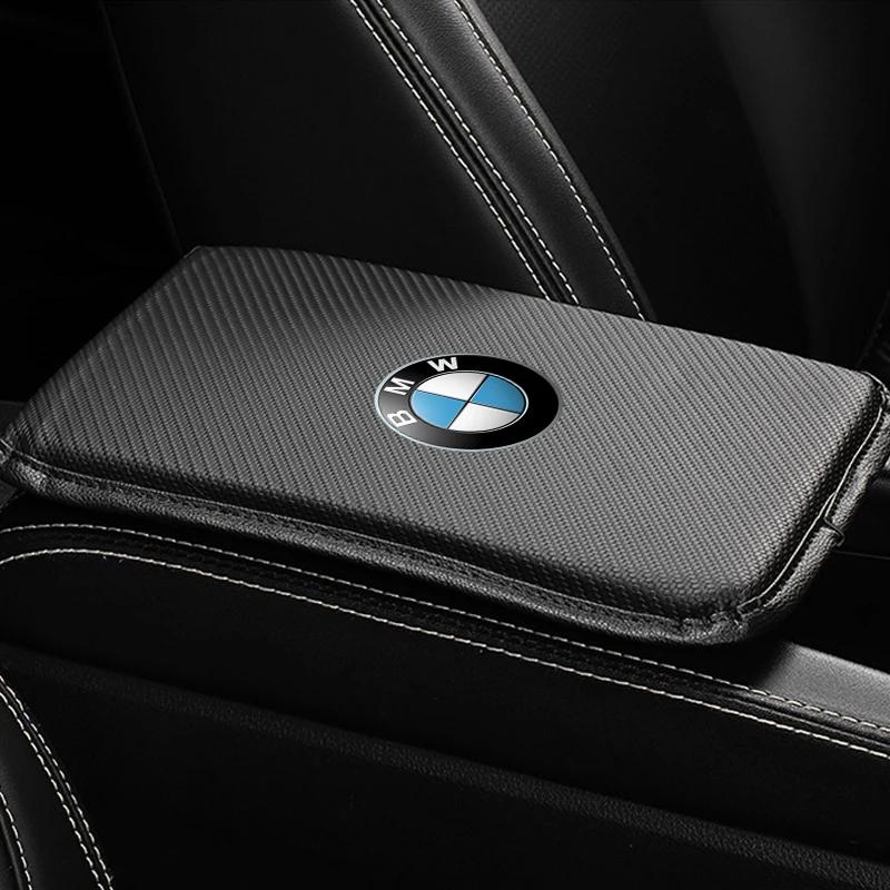 Bil Armlene Boks Matter Lær Midtkonsolltrekk Tilbehør For BMW E46 E39 E90 E60 E36 F30 F10 E34 E30 F20 E92 M3 M4 M5 X6