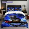 Super soft three-piece bedding set with a cool Spider-Man pattern  (1*Duvet Cover + 2*Pillowcase, Without Core)