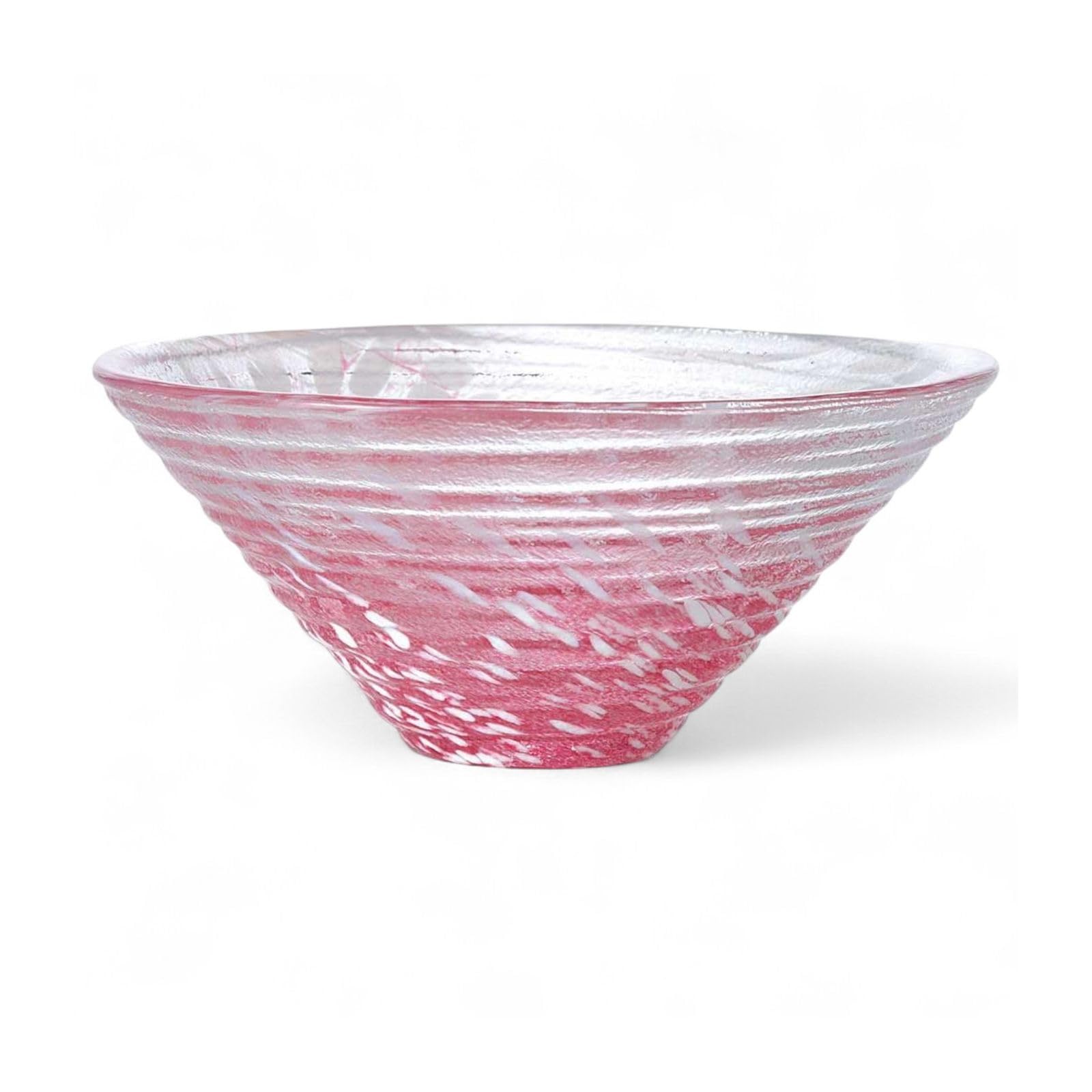 

Takumifu Select Dinner Small Bowls Not Dishwasher Made in Japan (3-piece set) Plates, (Shaved Ice, Red), 124xH56mm, Safe, Glass,